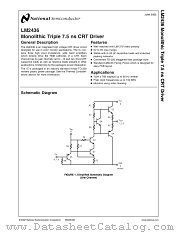LM2436 datasheet pdf National Semiconductor