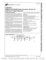 LM2592HV datasheet pdf National Semiconductor