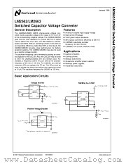 LM2663 datasheet pdf National Semiconductor