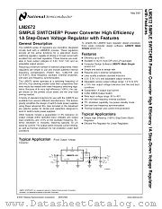 LM2672 datasheet pdf National Semiconductor