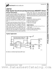 LM2722 datasheet pdf National Semiconductor