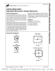 LM285-ADJ datasheet pdf National Semiconductor