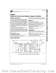 LM3621 datasheet pdf National Semiconductor