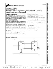 LM3706 datasheet pdf National Semiconductor