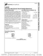 LM4051 datasheet pdf National Semiconductor