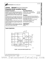 LM4855 datasheet pdf National Semiconductor