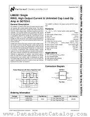 LM8261 datasheet pdf National Semiconductor