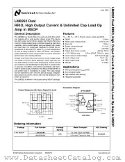 LM8262 datasheet pdf National Semiconductor