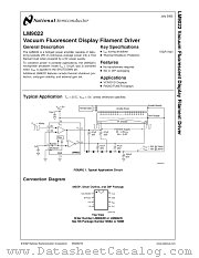 LM9022 datasheet pdf National Semiconductor
