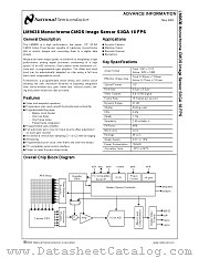 LM9638 datasheet pdf National Semiconductor