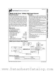 LM9832 datasheet pdf National Semiconductor