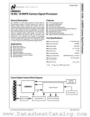 LM98503 datasheet pdf National Semiconductor
