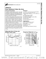 LMH6715 datasheet pdf National Semiconductor