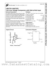 LMV7255 datasheet pdf National Semiconductor