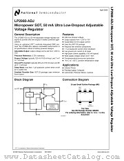 LP2980-ADJ datasheet pdf National Semiconductor