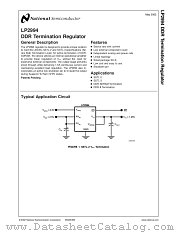 LP2994 datasheet pdf National Semiconductor
