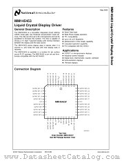 MM145453 datasheet pdf National Semiconductor