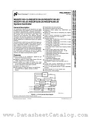 NS32FV100 datasheet pdf National Semiconductor