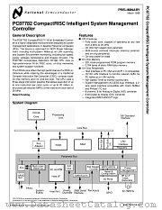 PC87782 datasheet pdf National Semiconductor