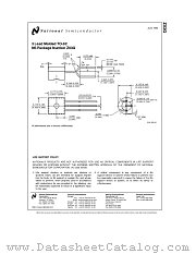 Z03G datasheet pdf National Semiconductor
