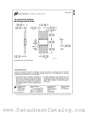 W16A datasheet pdf National Semiconductor