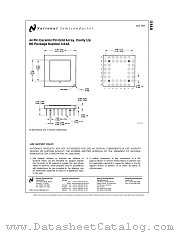 U44A datasheet pdf National Semiconductor