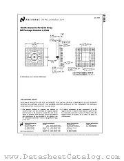 U156A datasheet pdf National Semiconductor