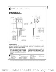 TO3G datasheet pdf National Semiconductor