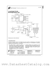 T05C datasheet pdf National Semiconductor