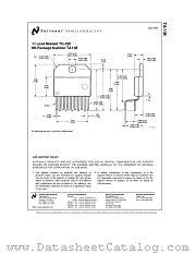 TA11B datasheet pdf National Semiconductor
