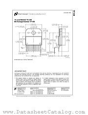 TF15B datasheet pdf National Semiconductor