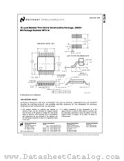 MTC16 datasheet pdf National Semiconductor