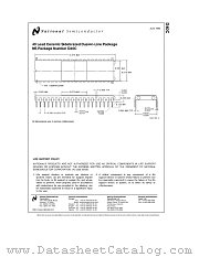 D40C datasheet pdf National Semiconductor