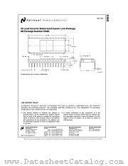 D28D datasheet pdf National Semiconductor