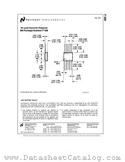 F10B datasheet pdf National Semiconductor