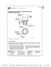 H08B datasheet pdf National Semiconductor