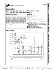 SCAN16512 datasheet pdf National Semiconductor