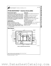 TP3465 datasheet pdf National Semiconductor