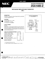 2SA1400-Z datasheet pdf NEC