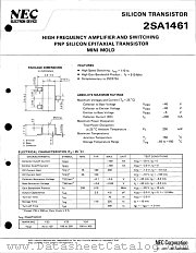 2SA1461 datasheet pdf NEC