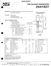 2SA1627 datasheet pdf NEC