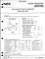 2SB798 datasheet pdf NEC