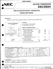 2SC3554 datasheet pdf NEC