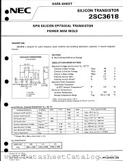 2SC3618 datasheet pdf NEC