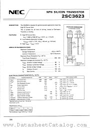 2SC3623 datasheet pdf NEC