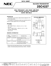 2SC4227 datasheet pdf NEC