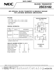 2SC5182-T1 datasheet pdf NEC