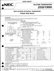 2SD1950 datasheet pdf NEC