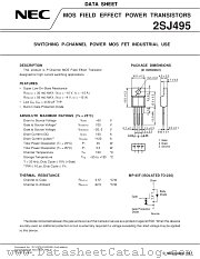 2SJ495 datasheet pdf NEC