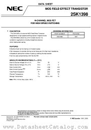 2SK1398 datasheet pdf NEC
